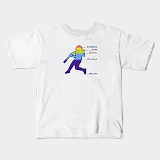 Softball Player - Team Bubble Gum Kids T-Shirt